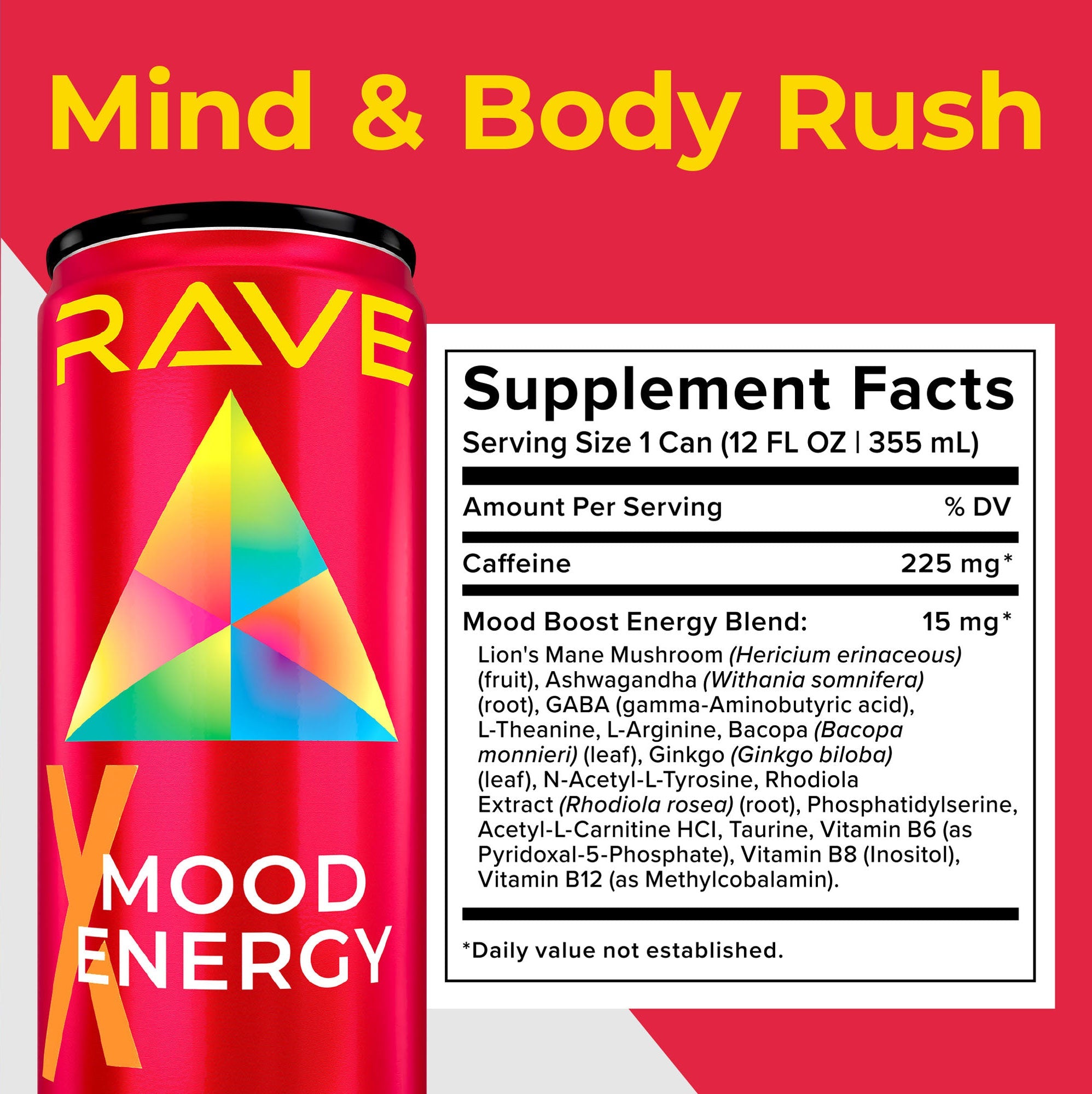 RAVE Mood Energy Drink