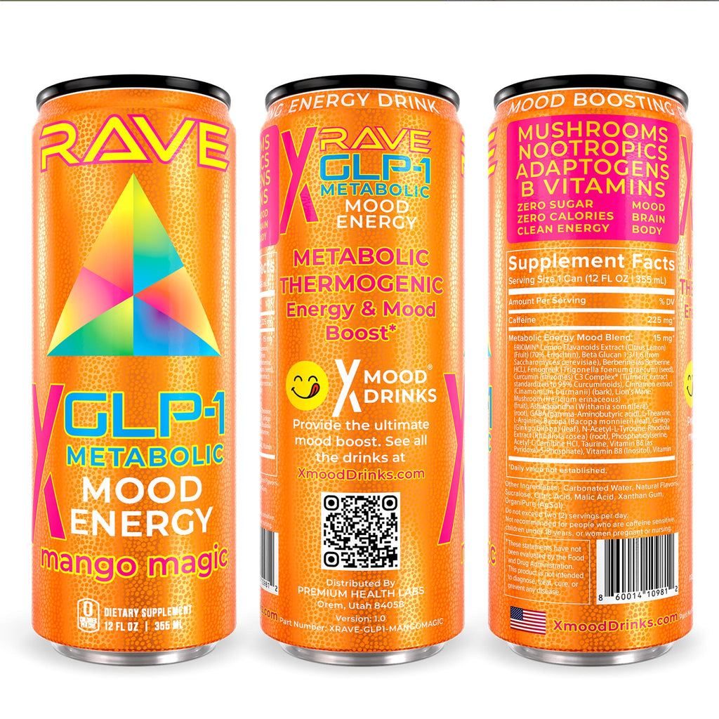 RAVE GLP-1 Metabolic Energy Drink