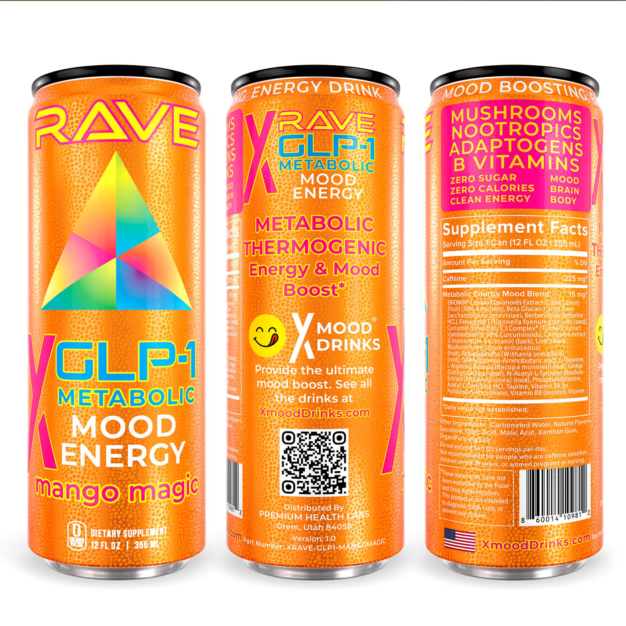 RAVE GLP-1 Metabolic Energy Drink