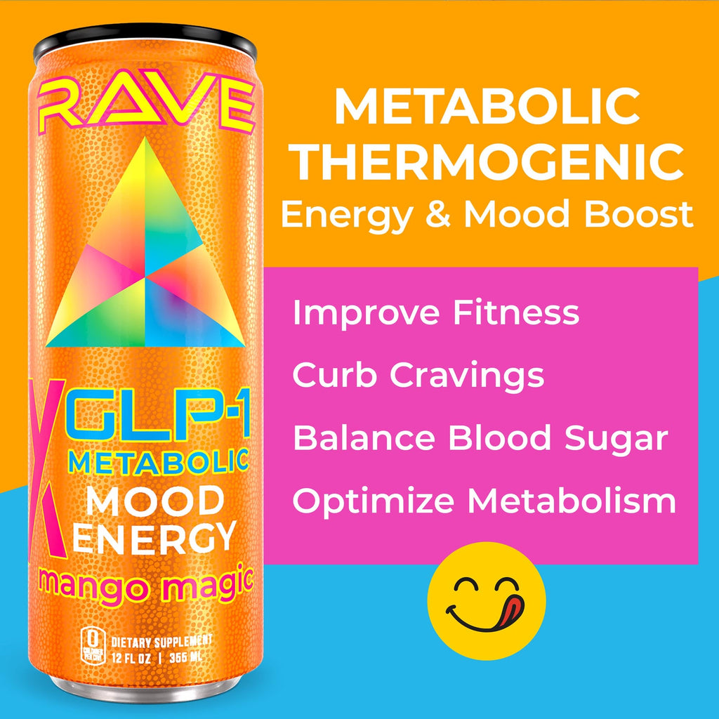 RAVE GLP-1 Metabolic Energy Drink