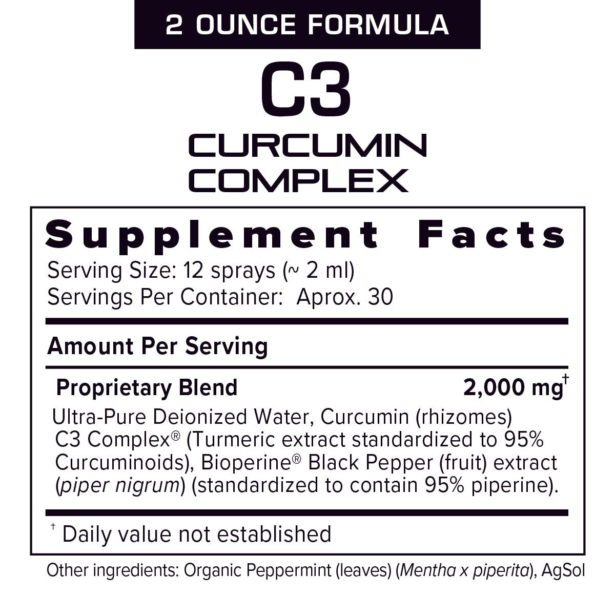 C3 Curcumin Complex Extra Strength