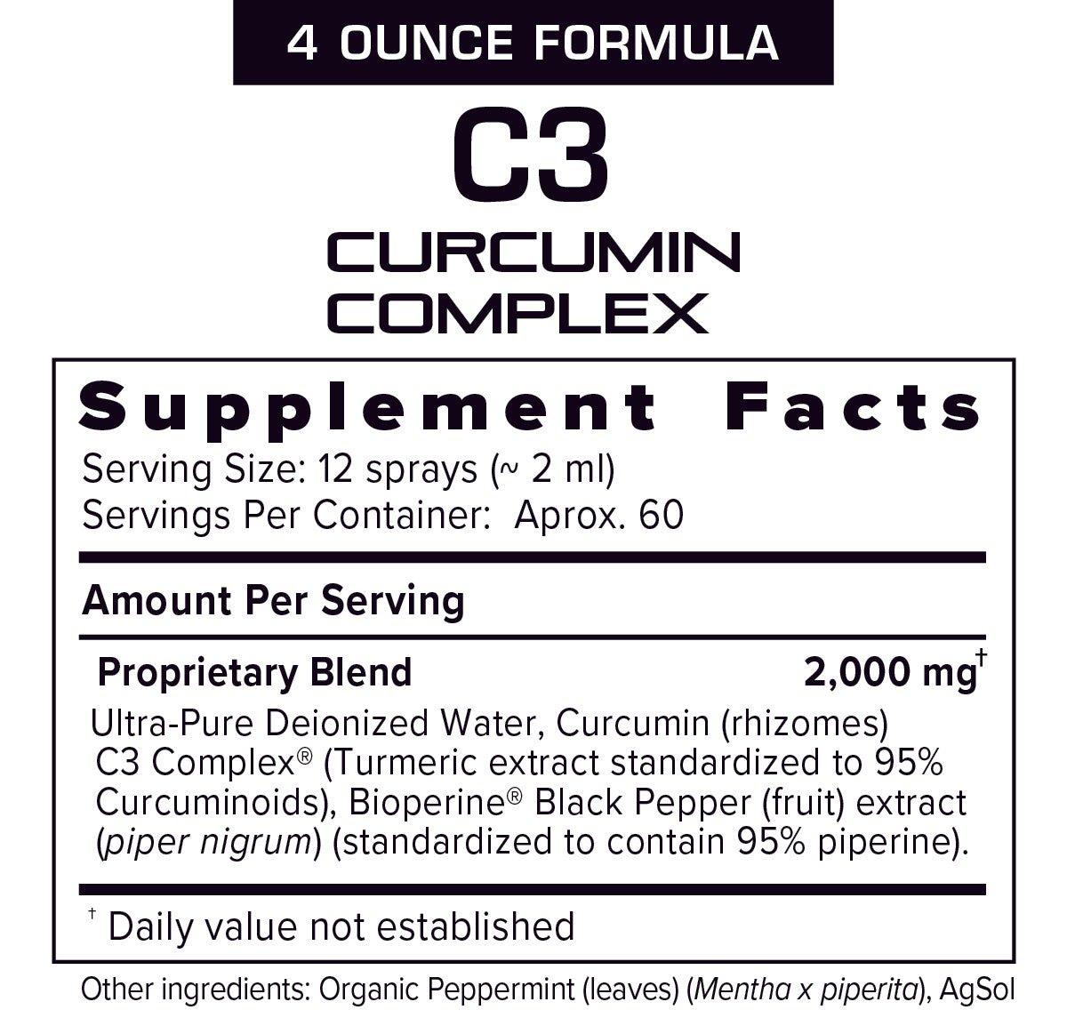 C3 Curcumin Complex Extra Strength